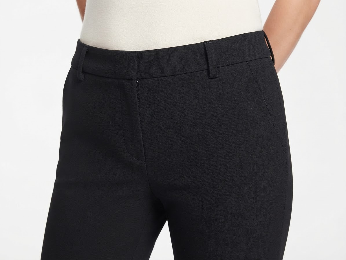 Pantalón de Vestir Negro Corte Tobillero Ajustado LOFT (L-42/44) NUEVO CON ETIQUETAS 2