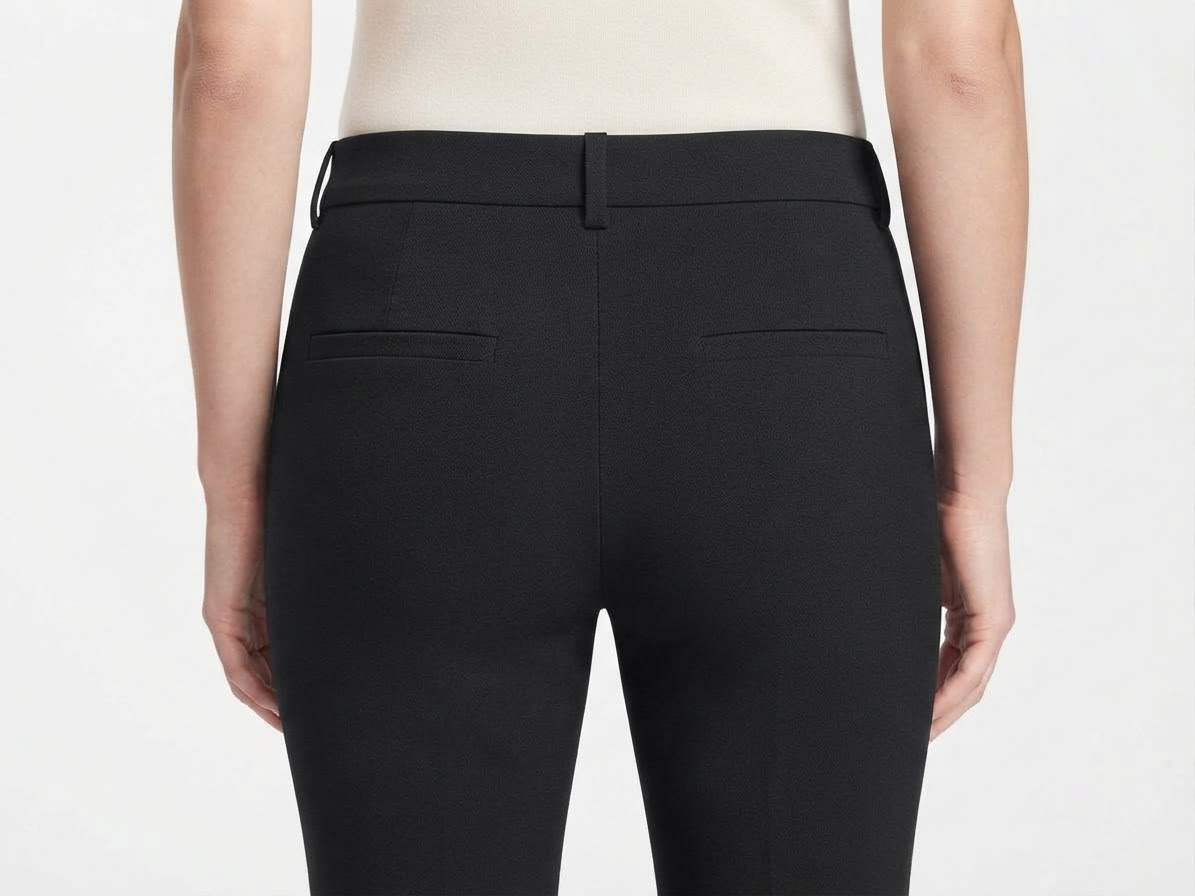 Pantalón de Vestir Negro Corte Tobillero Ajustado LOFT (L-42/44) NUEVO CON ETIQUETAS 3