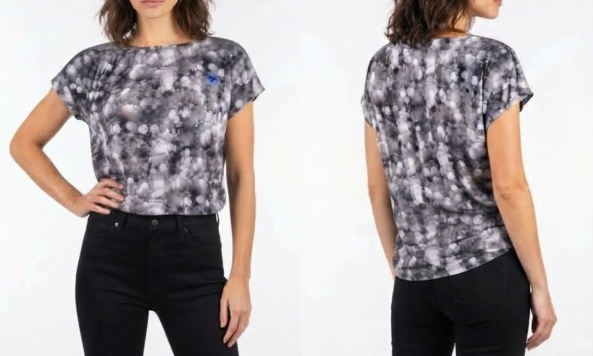 Top Asimetrico con Estampado Abstracto MICHAEL KORS (XS) SHOWROOM 2