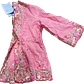 Tapado/Túnica 55% Lino Bordados Rosas SUSAN GRAVER (L) NUEVO CON ETIQUETAS - Miniatura 6