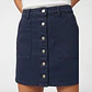 Minifalda Denim con Botones Frontales y Bolsillos LUCKY BRAND LOS ANGELES (M-38/40) NUEVO CON ETIQUETAS - thumbnail 1