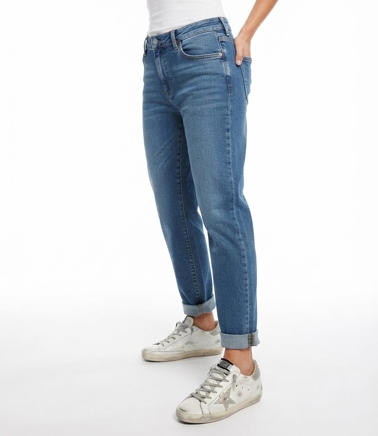 Jeans Modelo Lucas Calce Boyfriend Tiro Medio TOPSHOP (M-40/42) 2