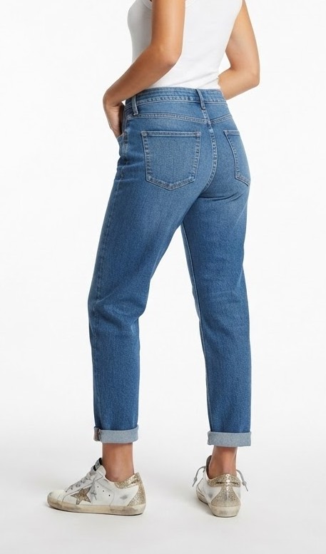 Jeans Modelo Lucas Calce Boyfriend Tiro Medio TOPSHOP (M-40/42) 3