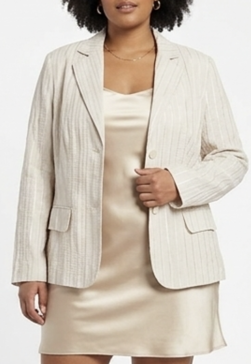 Blazer Texturizado Satinado BARBARA LEBEK COLLECTION (L-XL) SHOWROOM 1