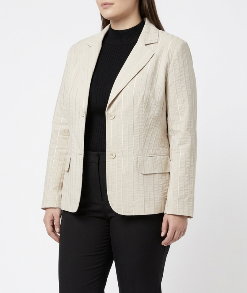 Blazer Texturizado Satinado BARBARA LEBEK COLLECTION (L-XL) SHOWROOM 2