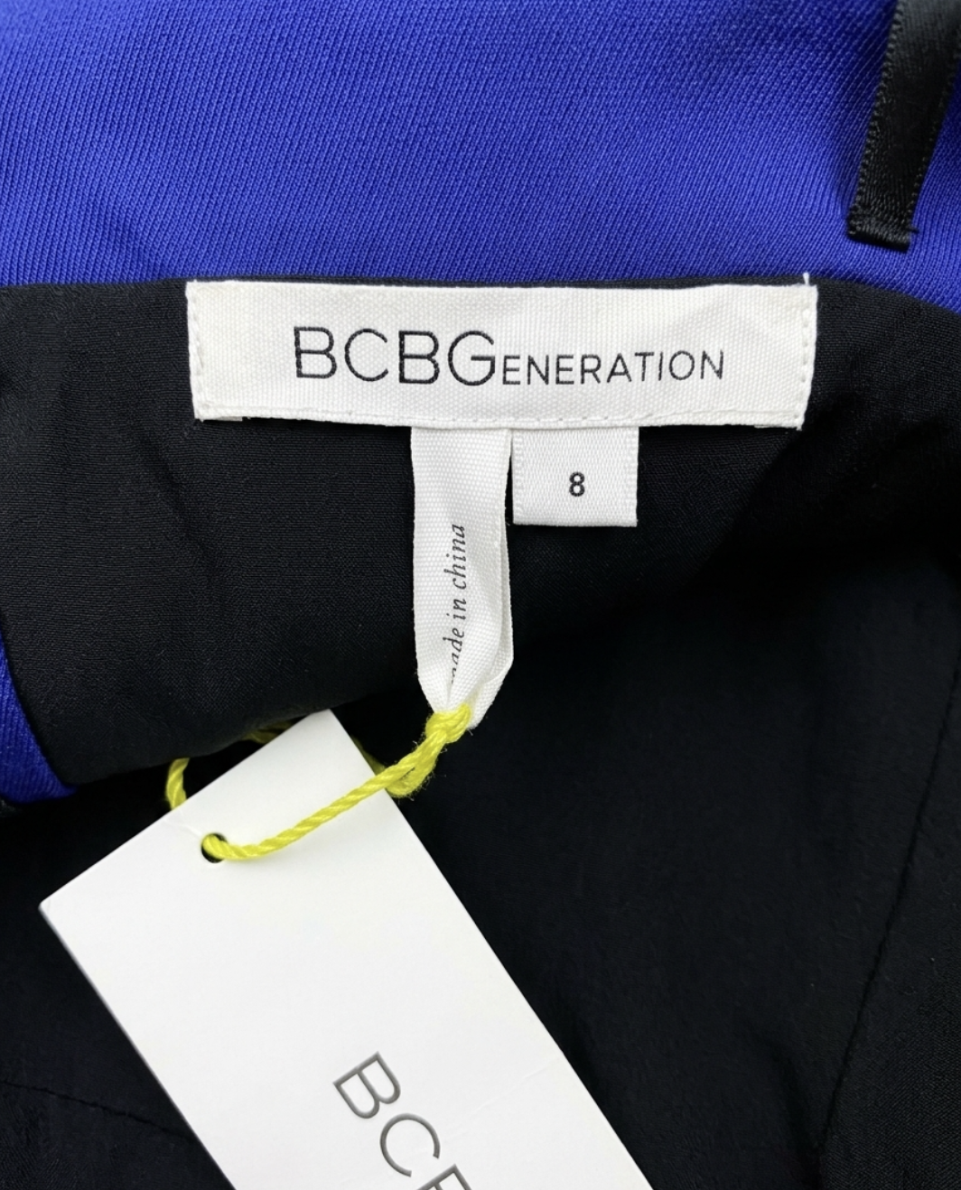 Vestido Escote Corazón Drapeado BCBGENERATION (M) NUEVO CON ETIQUETAS  2