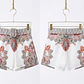 Short Estampado Paisley con Cinturón Ancho Estilo Resort / Verano TINA TRUNK (XS-S) NUEVO - thumbnail 2