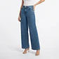 Jeans Wide Leg Tiro Alto Azul Medio BASEMENT (S-M 38/40) - Miniatura 1