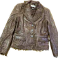 Chaqueta/Blazer 100% Cuero Boho Chic Flecos LEATHER SOUND (L-XL) TRUE VINTAGE - thumbnail 7