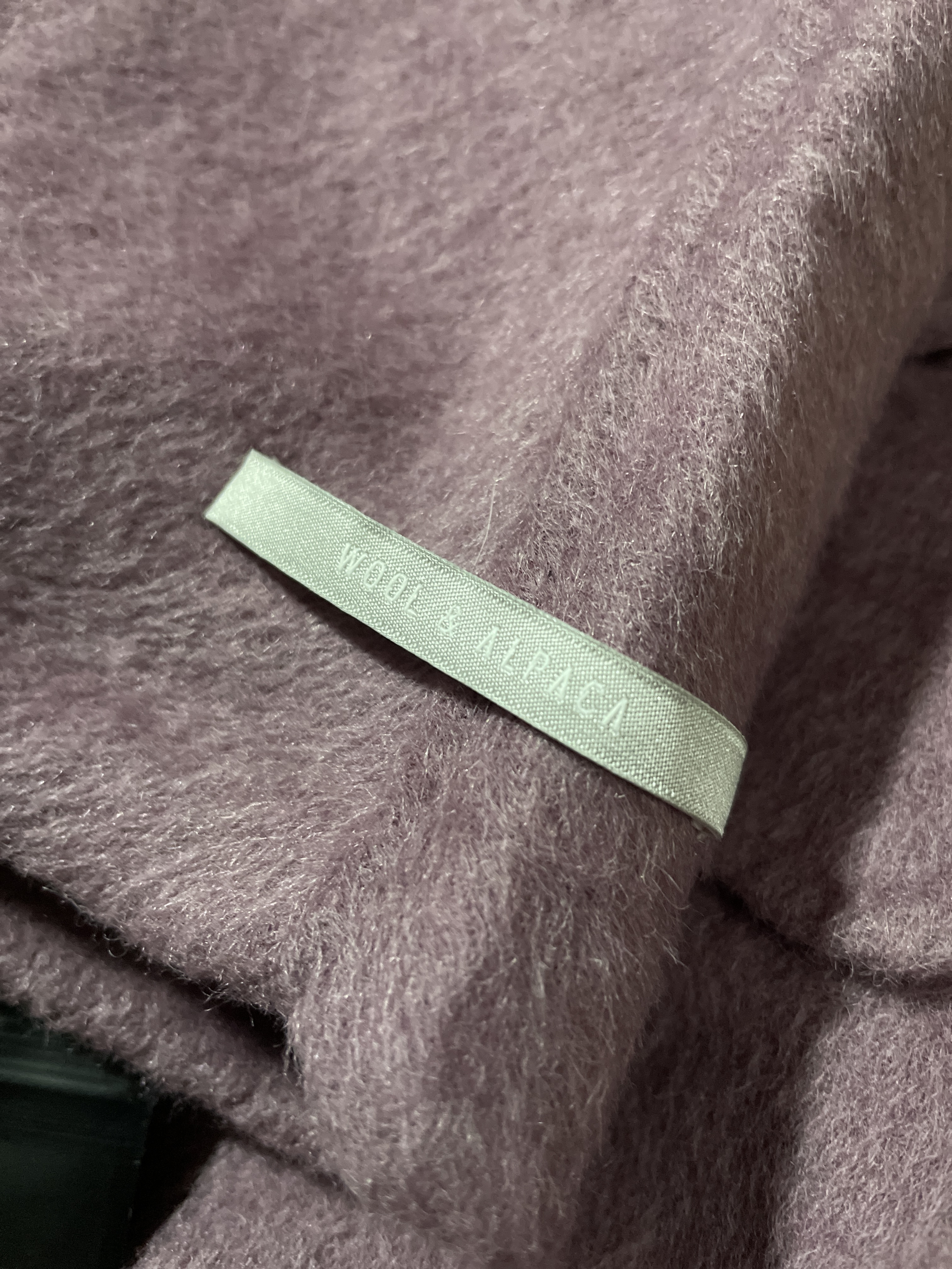 Abrigo Oversized Lana & Alpaca Handmade ONLY PREMIUM (L-XL) NUEVO CON ETIQUETAS 5