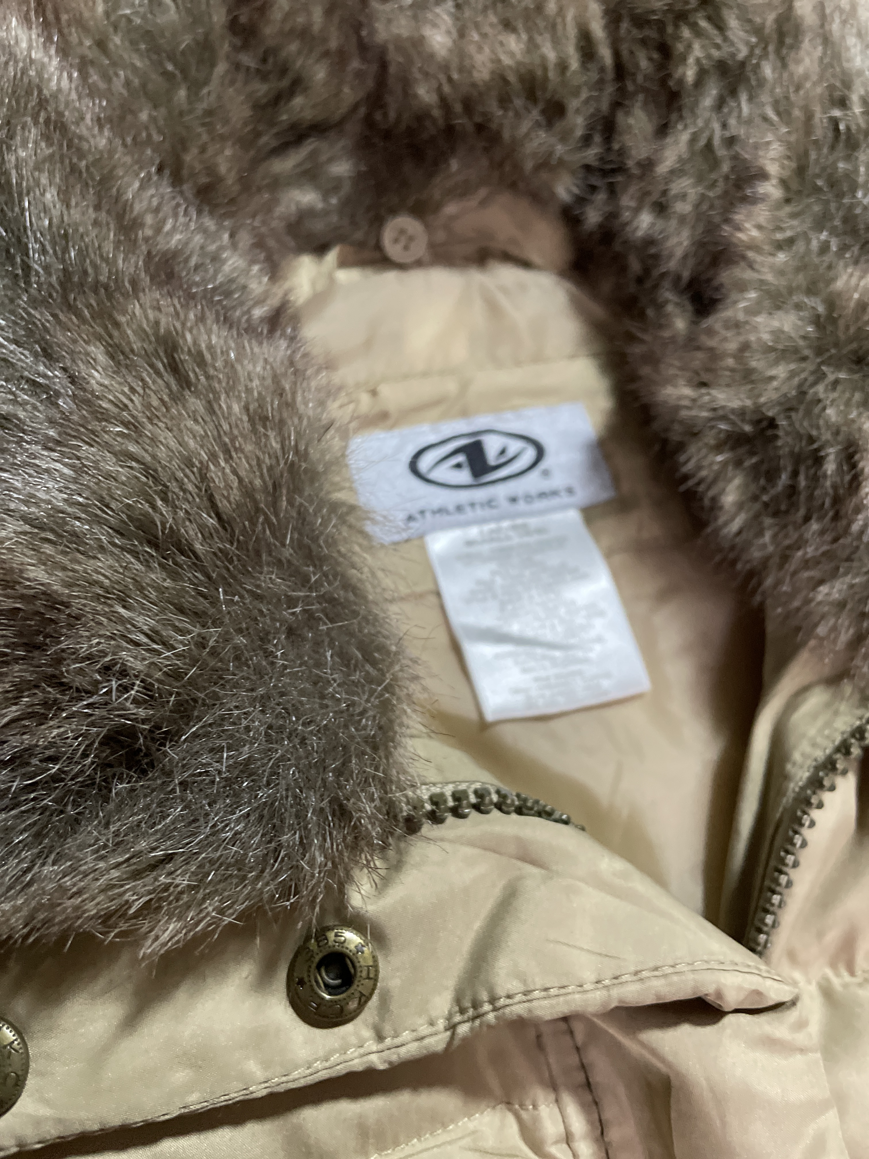 Puffer Sin Mangas Cuello Faux Fur 40% Plumas ATHLETIC WORKS (S)  3