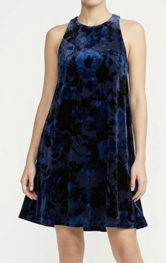 Vestido Swing Dress Velour/Terciopelo CYNTHIA ROWLEY (XS)  2