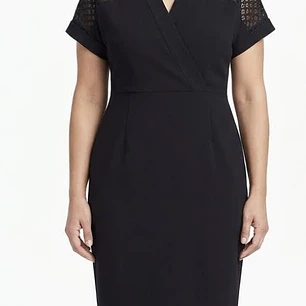 Vestido Tubo Encaje DONNA KARAN NEW YORK PREMIUM COLLECTION (L-XL) NUEVO CON ETIQUETAS