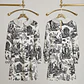 Vestido Corto con Cuello Peter Pan y Estampado Toile de Jouy LUCKY BRAND (S) NUEVO - thumbnail 2