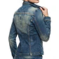 Chaqueta Blazer Denim 100% Algodon Entallada con Lavado Gastado y Bordado en Espalda RAPSODIA (S) SHOWROOM - thumbnail 2