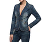 Chaqueta Blazer Denim 100% Algodon Entallada con Lavado Gastado y Bordado en Espalda RAPSODIA (S) SHOWROOM - thumbnail 1