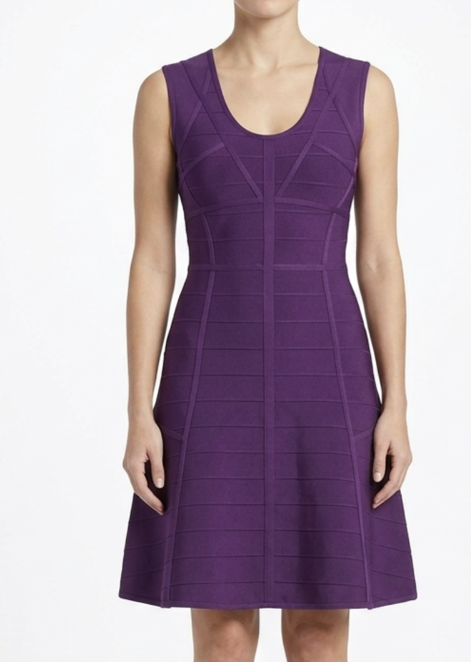Vestido Bandage Dress A Line Fit & Flare RACHEL ROY (M) 1