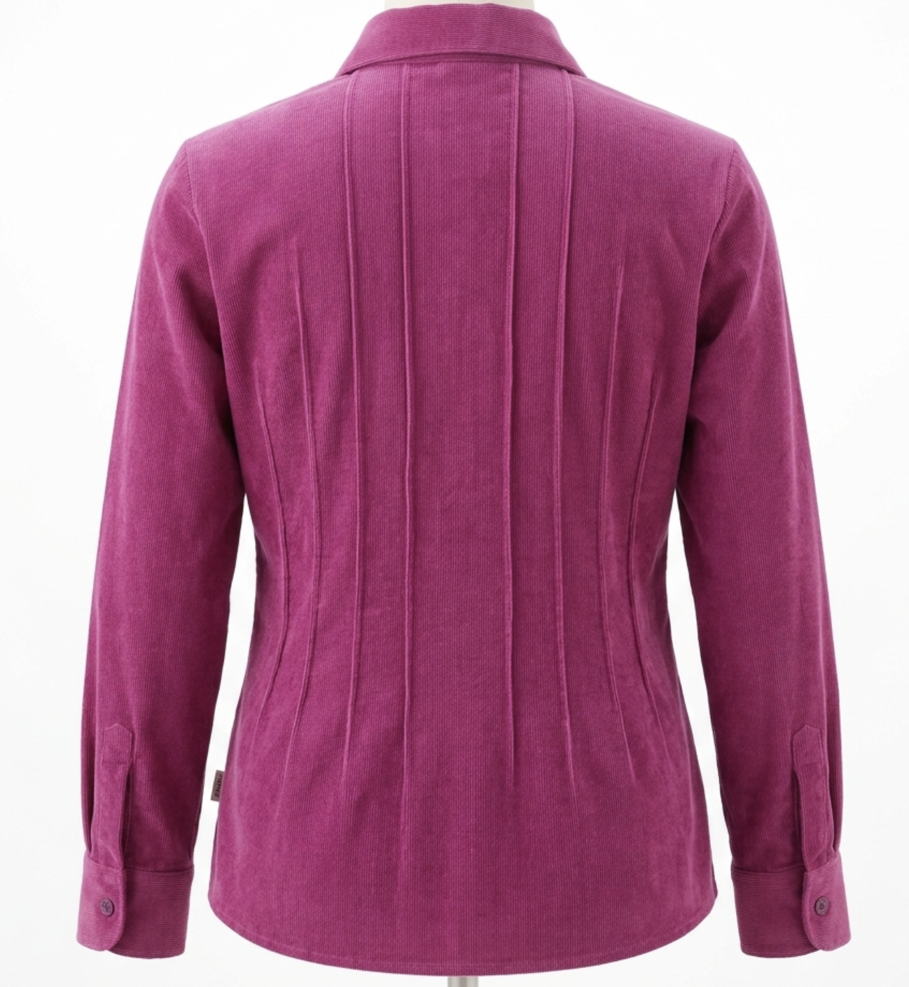 Camisa Cotelé Pinwale Diseño Espalda Plisada REBECCA MALONE (S-M) 4