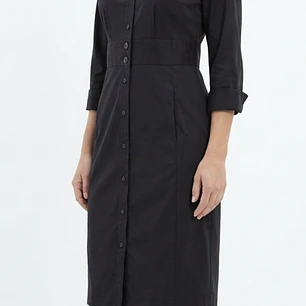 Vestido Camisero Ejectutivo Premium EXPRESS DESIGN STUDIO (M) SHOWROOM