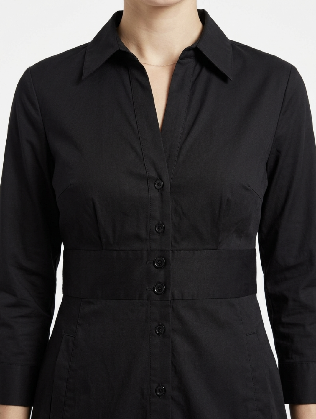 Vestido Camisero Ejectutivo Premium EXPRESS DESIGN STUDIO (M) SHOWROOM 2