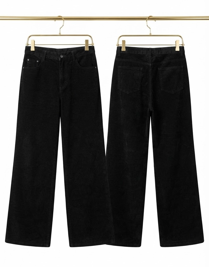 Pantalón de Corduroy Negro TALBOTS (46-48) SHOWROOM 3