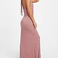Maxi Vestido Rosa Palo con Encaje y Lentejuelas ADARRY (Talla L) NUEVO CON ETIQUETAS - Miniatura 2