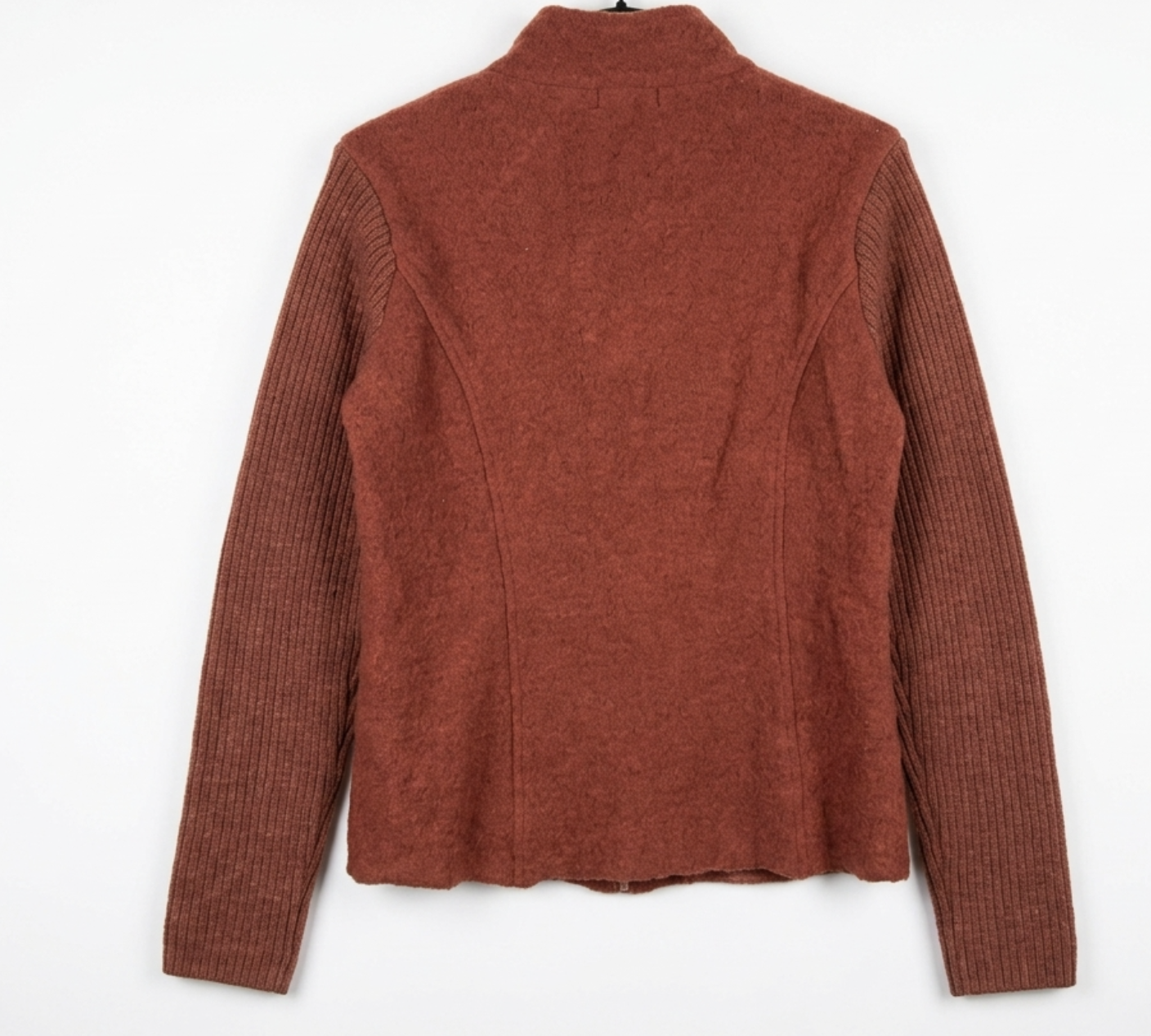 Cardigan Híbrido 100% Lana Cremallera CAROLE LITTLE (XL) TRUE VINTAGE 4