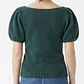 Top de Punto Romantic Off Shoulder Puffer Sleeve SISLEY (S-M) SHOWROOM - Miniatura 3