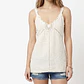 Top 100% Seda Premium Detalles Crochet y Cuentas SPLURGE (S-M) - Miniatura 1