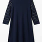 Vestido de Punto Kariana Encaje Crochet 100% Lana Merino LILY PULITZER (S-M) SHOWROOM  - Miniatura 4