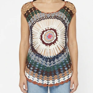 Top Tejido Artesanal Crochet Mandala NEW ABC (S-M) SHOWROOM