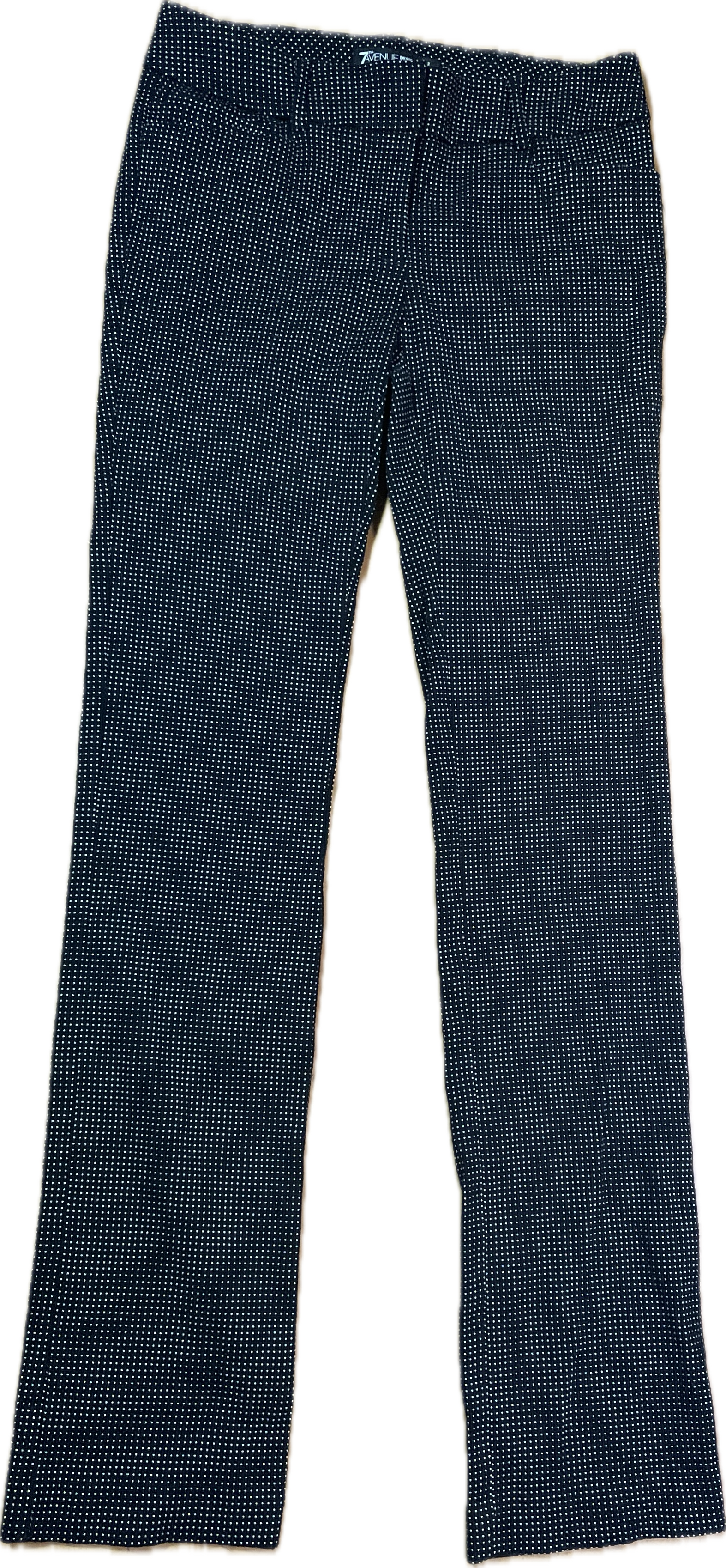 Pantalón de Vestir Bootcut Micro Polkadot Tiro Bajo NEW YORK & COMPANY (XS) SHOWROOM 5