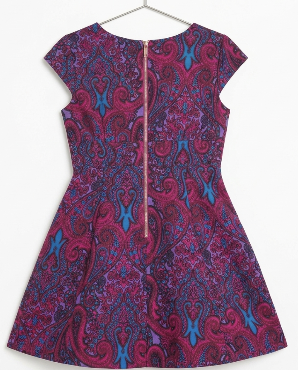 Vestido Skater Estampado Paisley TRACY REESE ANTHROPOLOGY (L) 4