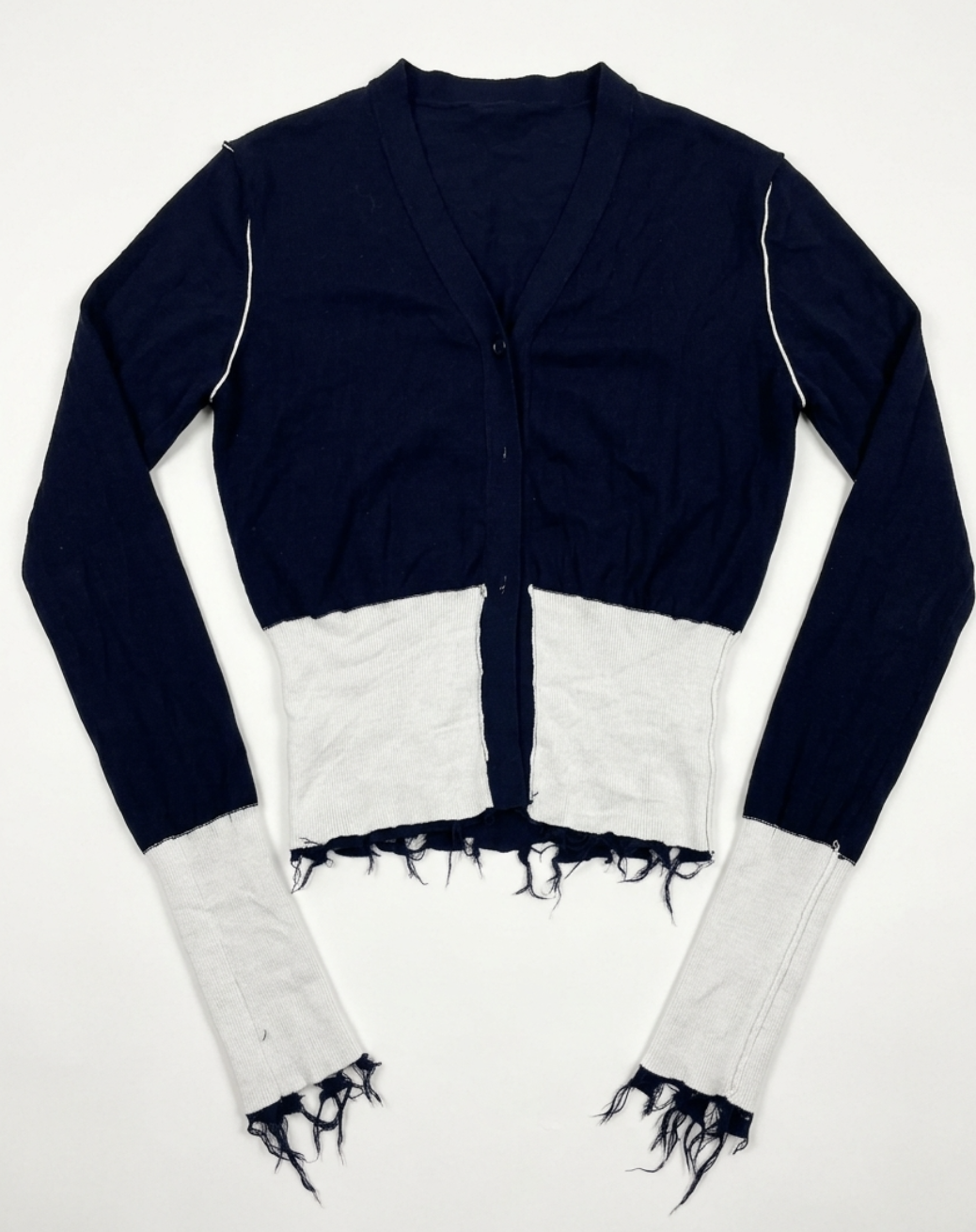 Cardigan Distressed Double Layer Knit MARGIELA INSPIRED (XS) STATEMENT 5