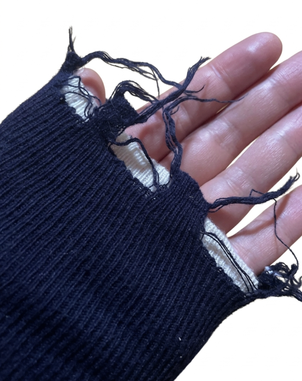 Cardigan Distressed Double Layer Knit MARGIELA INSPIRED (XS) STATEMENT 3