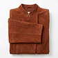 Abrigo Largo de Gamuza Terracota con Detalles Trenzados VERO MODA CLASSIC (S) NUEVO CON ETIQUETAS - Miniatura 4