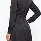 Vestido Corto Satinado con Detalle de Vainica y Manga Larga ALLSAINTS (XS-S) - thumbnail 2