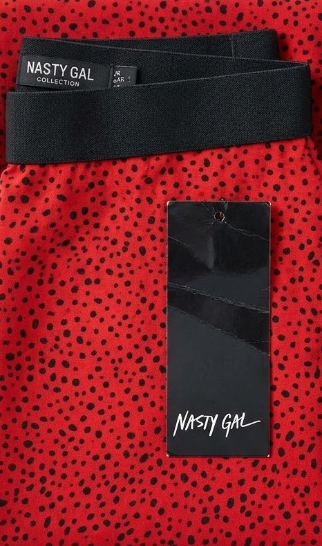 Falda con Pretina Elástica y Estampado NASTY GAL (XL-46) NUEVO CON ETIQUETAS 4