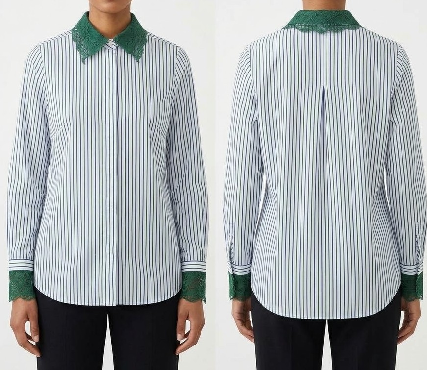 Camisa Exclusiva con Detalle de Perlas RICH & ROYAL MADE IN PORTUGAL (S-M) SHOWROOM 1