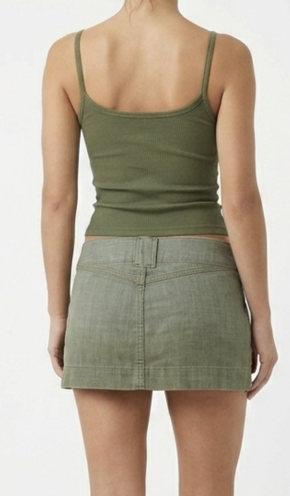Minifalda Denim Low Rise Utilitary True Y2K DIESEL (S-M) TRUE VINTAGE 2