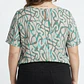 Blusa Manga Corta 100% Seda Corte Boxy FADENMEISTER BERLIN (XL) SHOWROOM - Miniatura 5