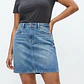 Minifalda de Mezclilla 100% Algodon Detalles Desgastados J.CREW (S-M) NUEVO CON ETIQUETAS - Miniatura 1