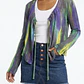 Cardigan Cropped Drawstring Tie Dye Hippie Chic SANDY & SID (M-L) NUEVO CON ETIQUETAS - thumbnail 1