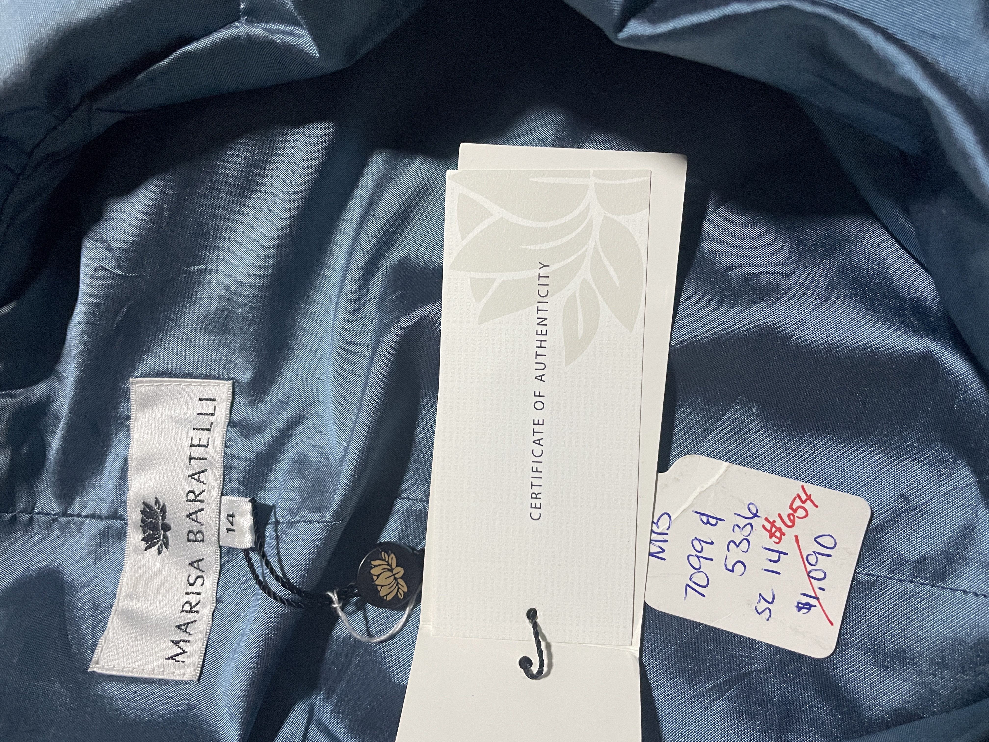 Blazer Estructurado de Gala 100% Seda Thai MARISA BARATELLI (L) NUEVO CON ETIQUETAS 2