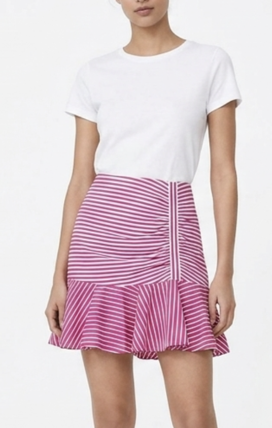 Falda Rayas Fruncidos y Pliegues ZARA (S) SHOWROOM   1