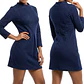 Vestido Estructurado Jacquard con Cuello Alto JOULES (M) NUEVO CON ETIQUETAS - Miniatura 1