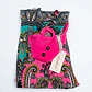 Vestido Playero Corto Halter Paisley CRISTINA LOVE (S) NUEVO CON ETIQUETAS - thumbnail 3