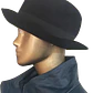 Sombrero Fedora Vintage 1950´s President Fieltro Pelo Conejo BRÜDER DOBESCH (UNISEX) - thumbnail 4