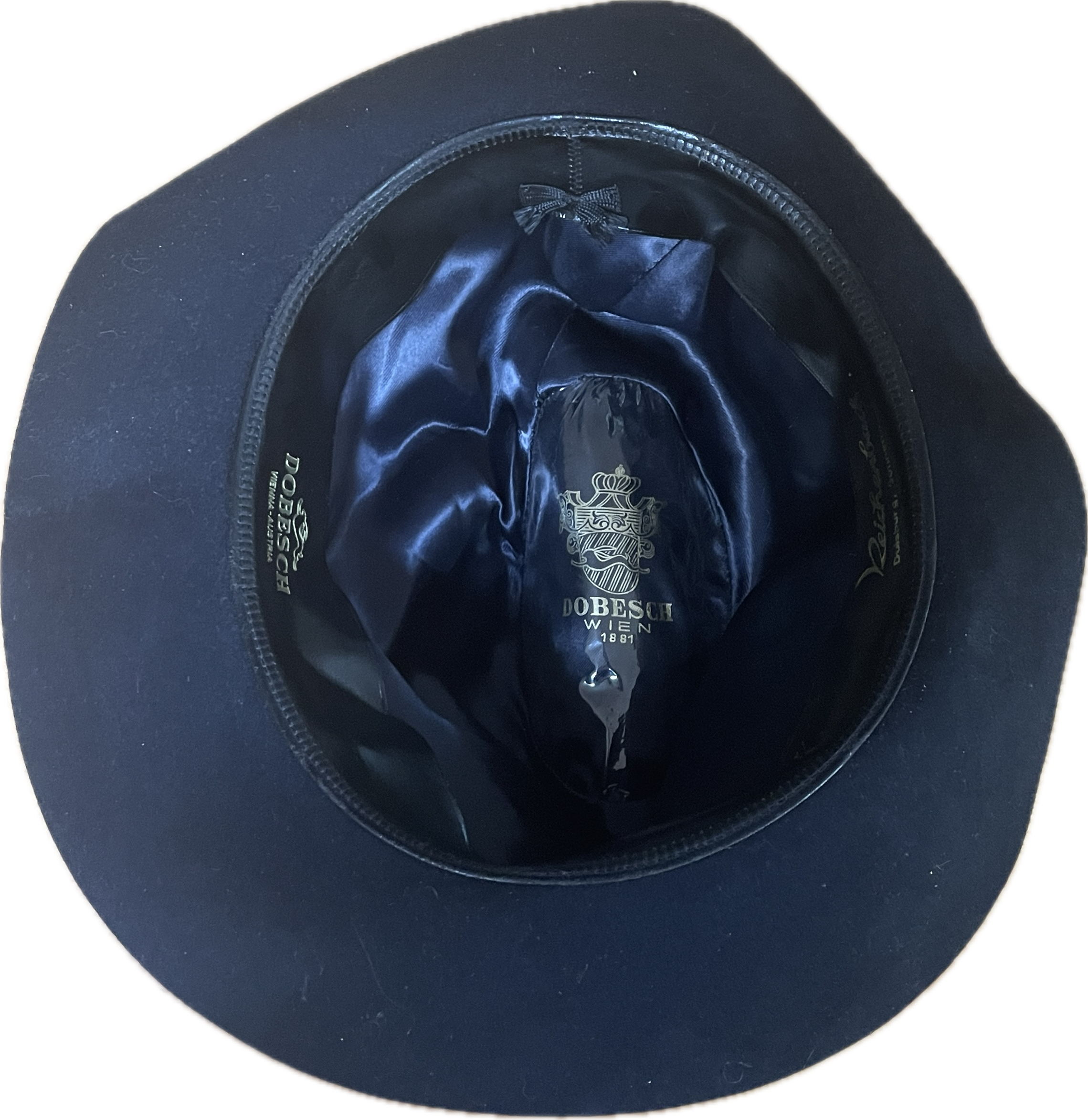 Sombrero Fedora Vintage 1950´s President Fieltro Pelo Conejo BRÜDER DOBESCH (UNISEX) 9