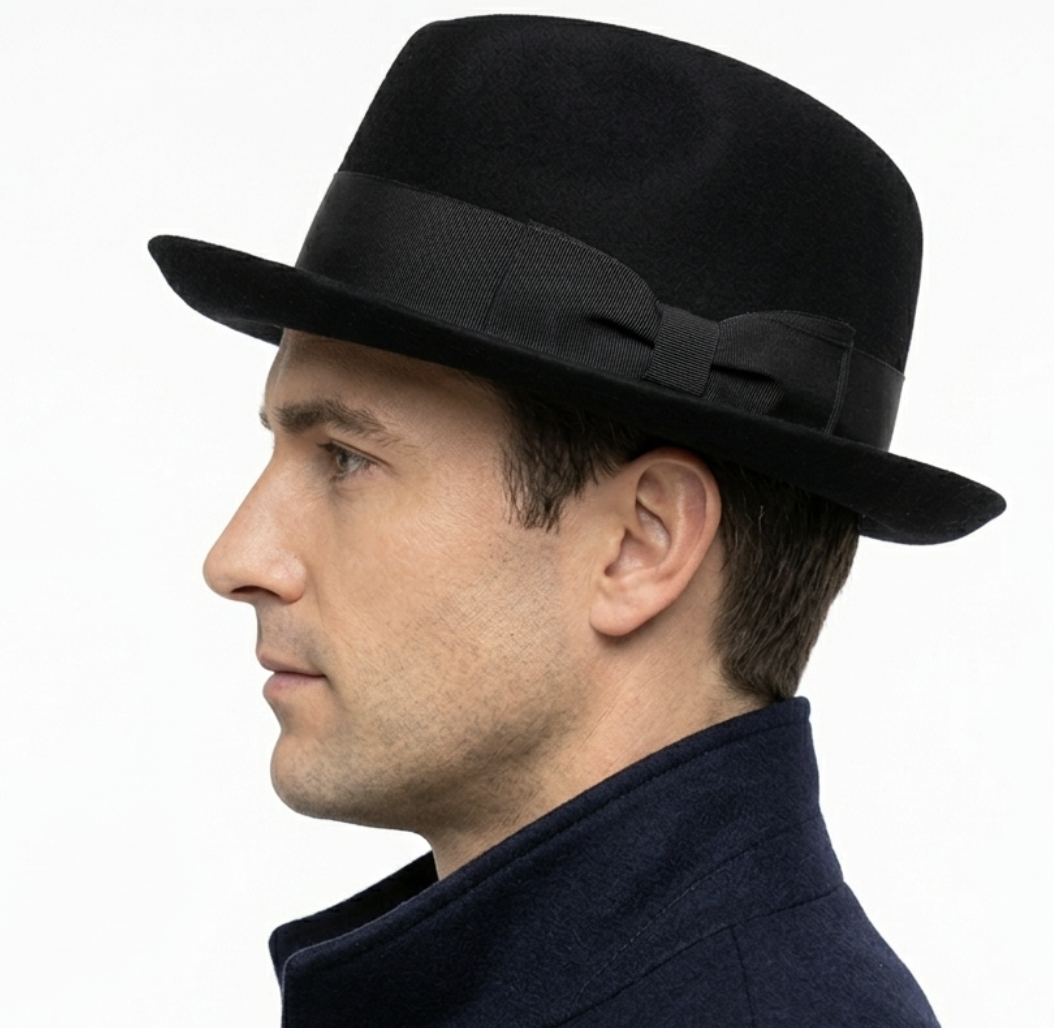 Sombrero Fedora Vintage 1950´s President Fieltro Pelo Conejo BRÜDER DOBESCH (UNISEX) 2